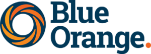 blue orange it logo